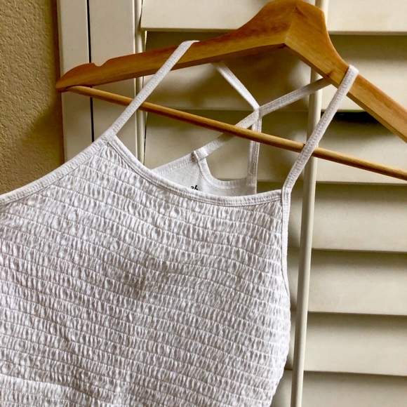 🚨ABERCROMBIE KIDS - White shirred tank - Picture 2 of 3